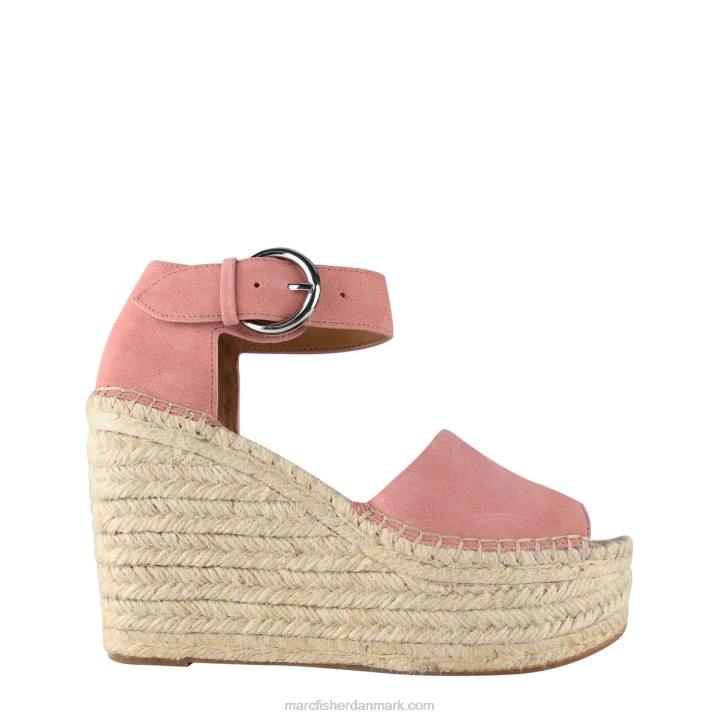Kvinder Marc Fisher alida espadrille kile sandal pink ruskind 2080269