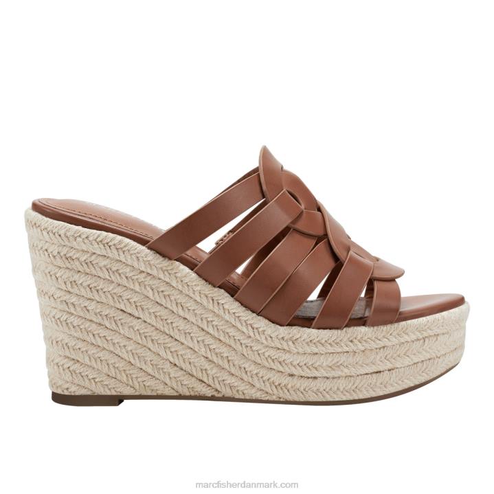 Kvinder Marc Fisher cazzie espadrille wedge sandal mørk naturlig 2080227