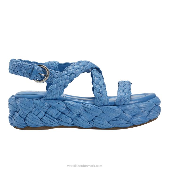 Kvinder Marc Fisher genie espadrille sandal blå 2080229