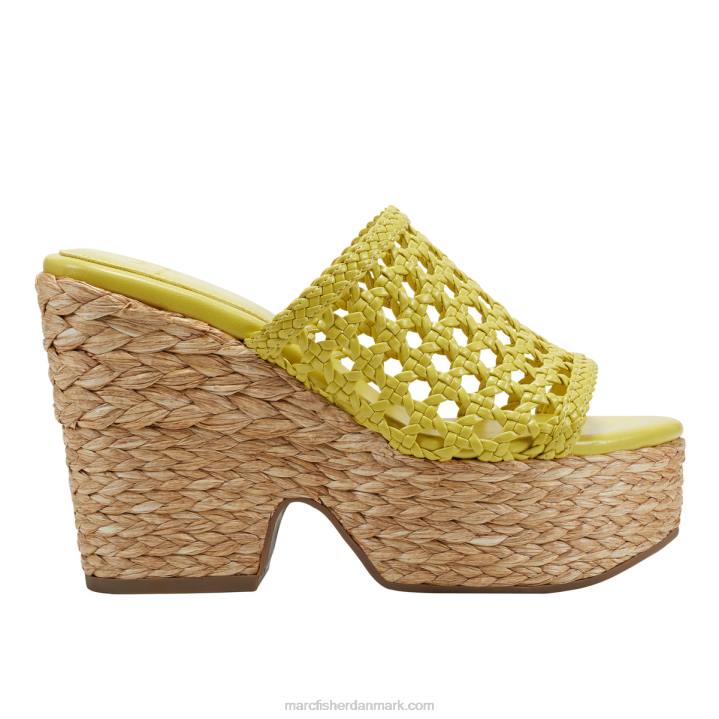 Kvinder Marc Fisher hollis espadrille platformssandal gul 2080238