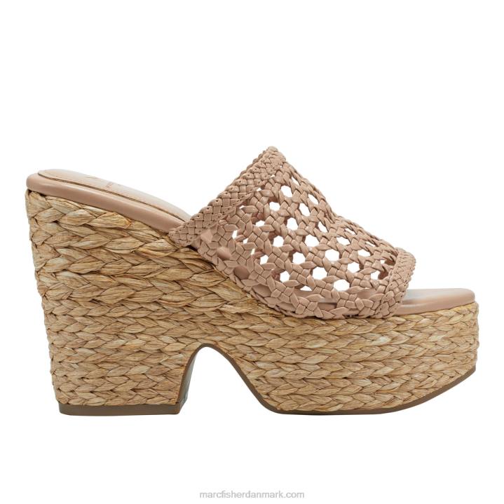 Kvinder Marc Fisher hollis espadrille platformssandal lys naturlig 2080209