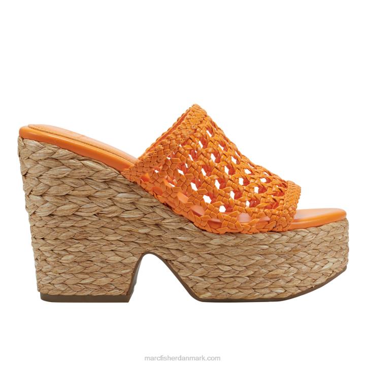 Kvinder Marc Fisher hollis espadrille platformssandal orange 2080232