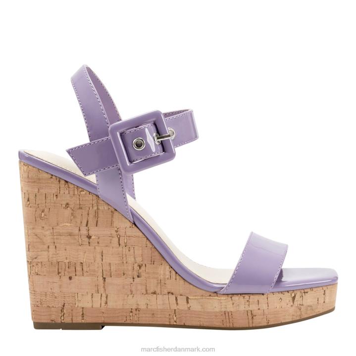 Kvinder Marc Fisher lukey wedge sandal lavendel patent 2080263