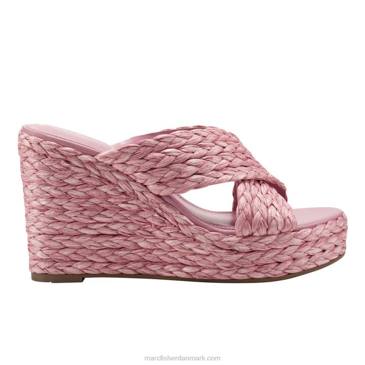 Kvinder Marc Fisher lynn espadrille wedge sandal lyserød 2080233