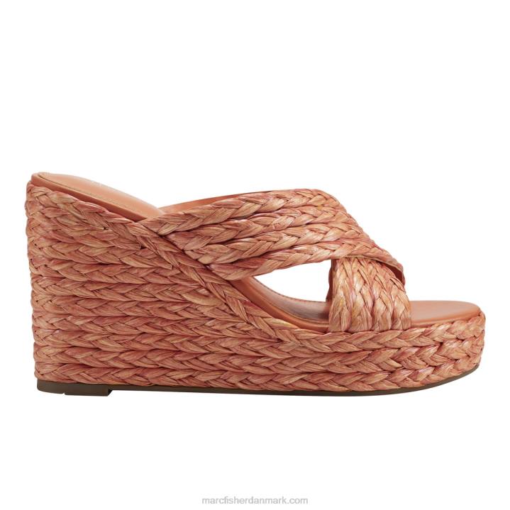 Kvinder Marc Fisher lynn espadrille wedge sandal orange 2080250