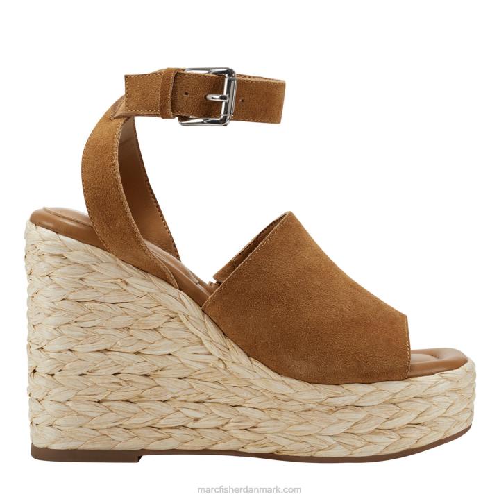 Kvinder Marc Fisher nelly espadrille kile sandal medium naturlig ruskind 2080221