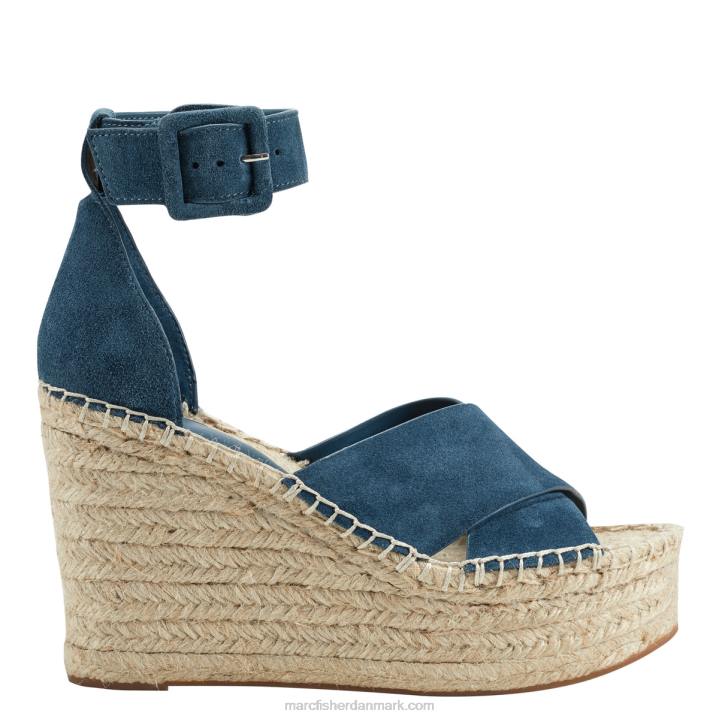 Kvinder Marc Fisher stand espadrillesandal blå 2080230
