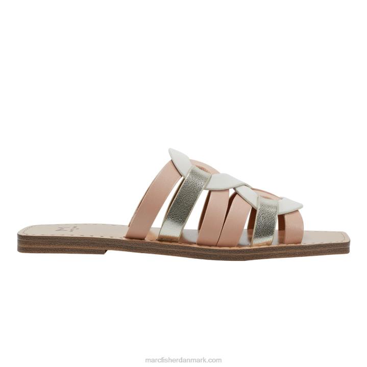 Kvinder Marc Fisher kimiko flad sandal lys naturlig 2080308