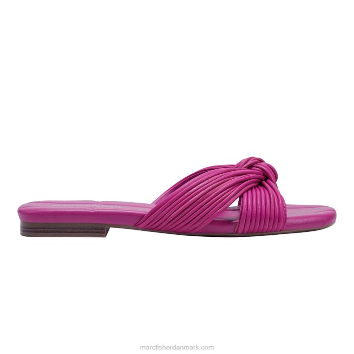 Kvinder Marc Fisher laury flad sandal medium pink 2080310