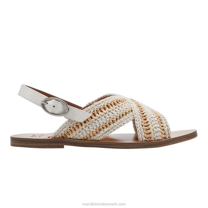 Kvinder Marc Fisher lonnie slingback flad sandal elfenben 2080289