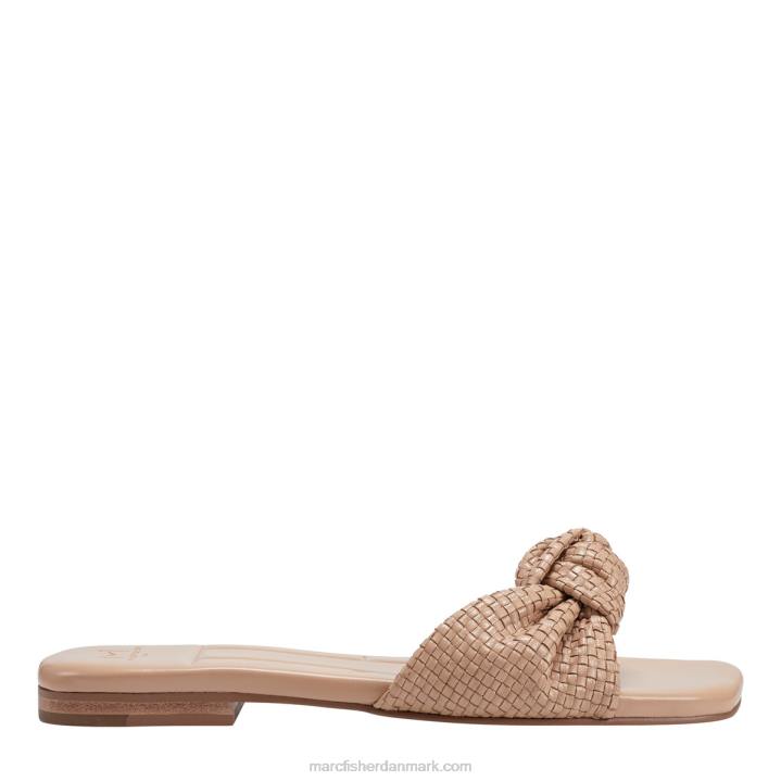 Kvinder Marc Fisher marlon flad glide-sandal let sand læder 2080283