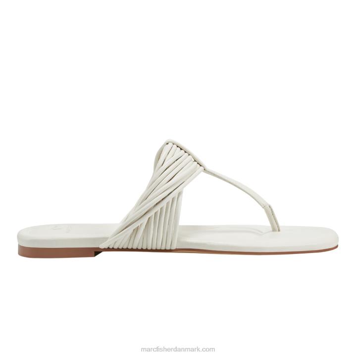 Kvinder Marc Fisher tanya flad sandal elfenben 2080290