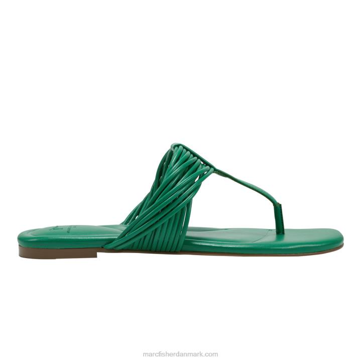Kvinder Marc Fisher tanya flad sandal grøn 2080286
