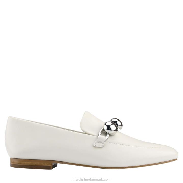 Kvinder Marc Fisher elenda loafer smart creme læder 2080435