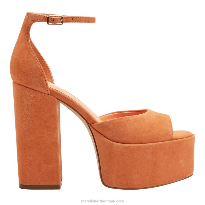 Kvinder Marc Fisher della platform sandal orange 2080575