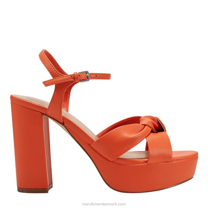 Kvinder Marc Fisher deren platform sandal mandarin appelsin 2080577