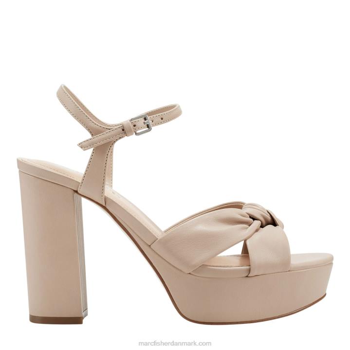 Kvinder Marc Fisher deren platform sandal naturlig 2080583