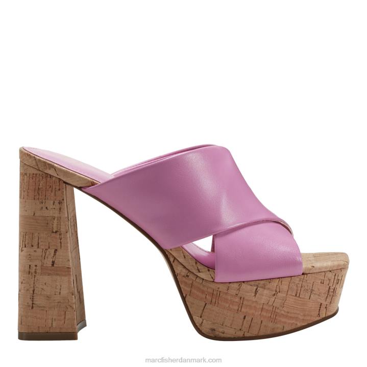 Kvinder Marc Fisher farlow platform glide sandal Rose 2080569