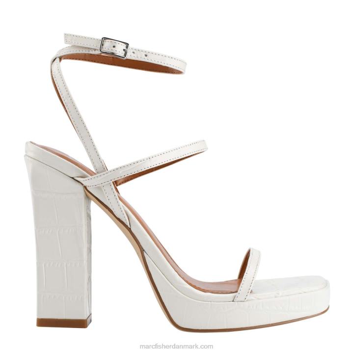 Kvinder Marc Fisher katin platform sandal elfenbenslæder 2080594