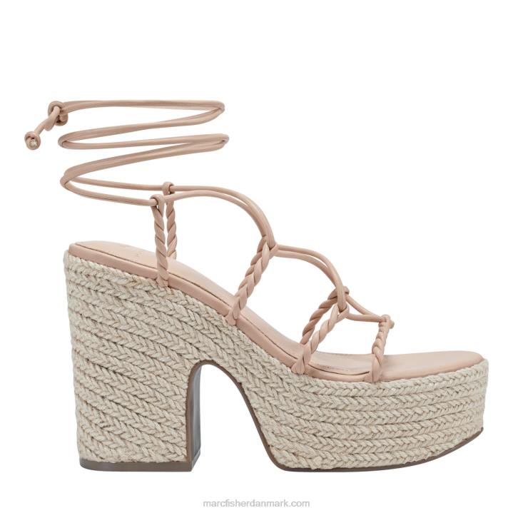 Kvinder Marc Fisher oliver espadrille platformssandal lys naturlig 2080193