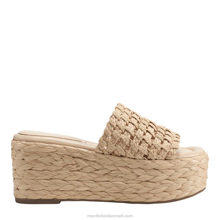 Kvinder Marc Fisher priya espadrille platform glidesandaler naturlig 2080252