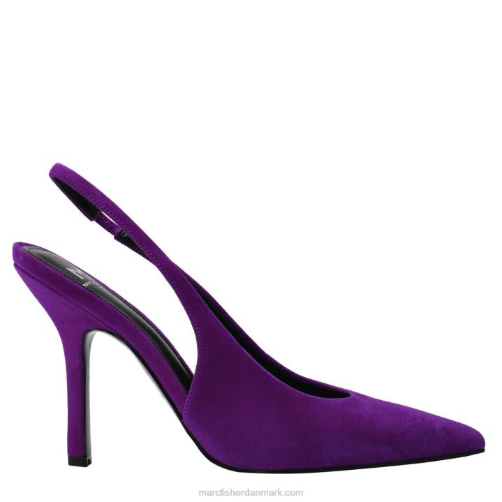 Kvinder Marc Fisher emalyn slingback pumpe magenta ruskind 2080692