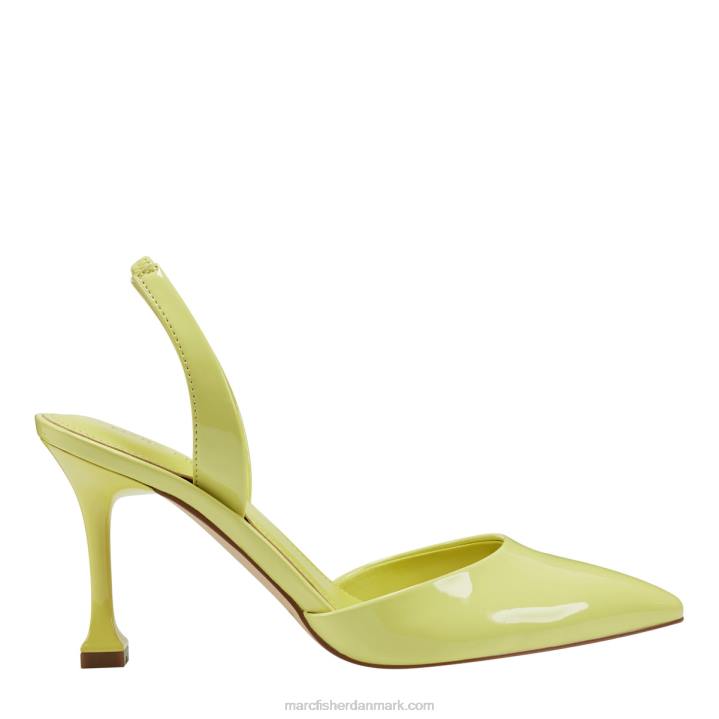 Kvinder Marc Fisher hadya slingback pumpe Citron 2080657