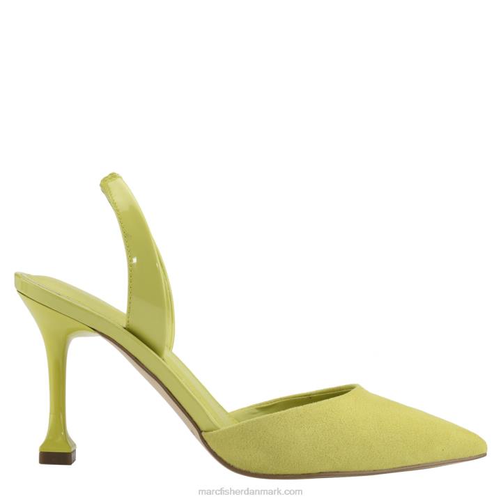 Kvinder Marc Fisher hadya slingback pumpe gul ruskind 2080669