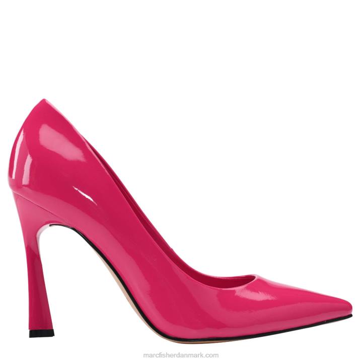 Kvinder Marc Fisher sassie pumpe med hæle pink patent læder 2080690
