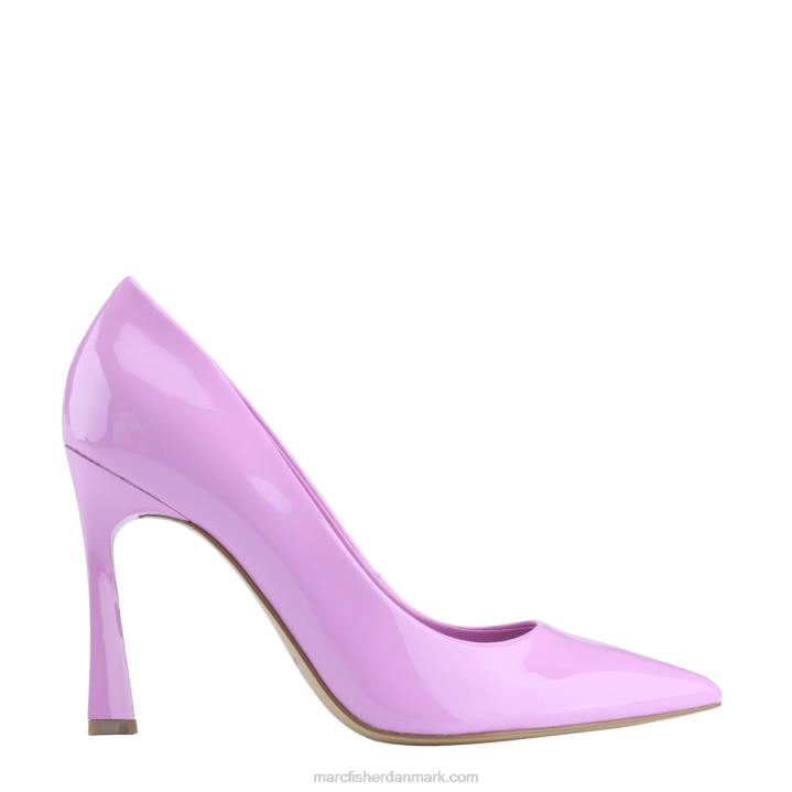 Kvinder Marc Fisher sassie pumpe med hæle violet patent læder 2080644