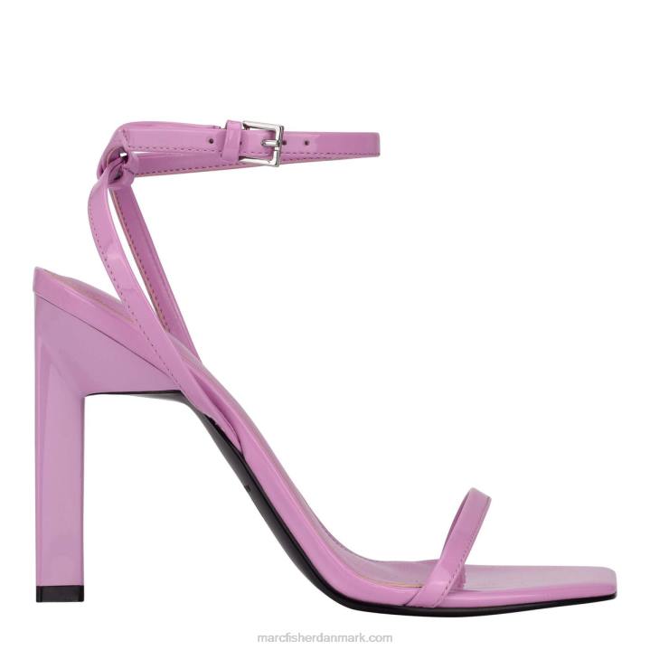 Kvinder Marc Fisher arthur sandal med strappy hæl lys lilla læder 2080416
