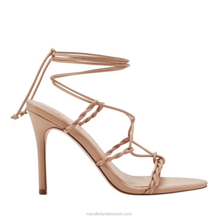 Kvinder Marc Fisher bea ankel wrap hæled sandal sand 2080360