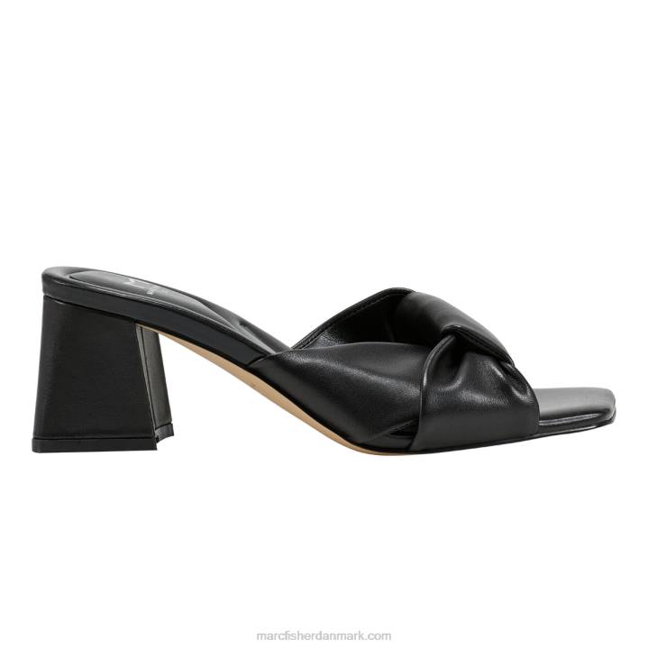 Kvinder Marc Fisher calia sandal med blokhæl sort 2080482