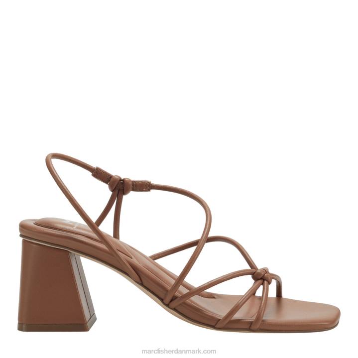 Kvinder Marc Fisher calynda sandal med blokhæl bagage brun 2080359