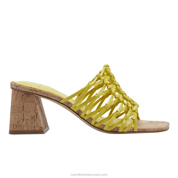 Kvinder Marc Fisher colica blokhæl sandal gul 2080477