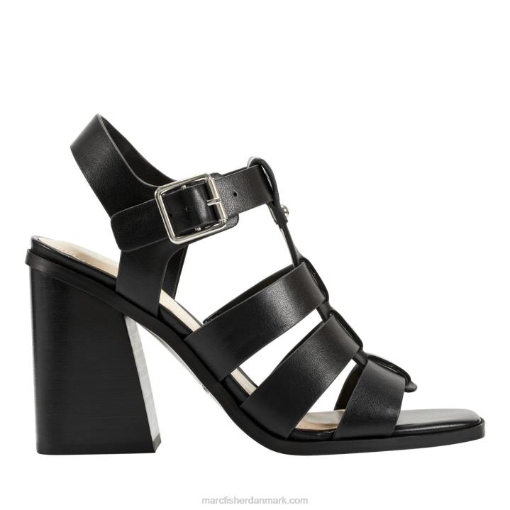Kvinder Marc Fisher fynlee sandal med blokhæl sort 2080370