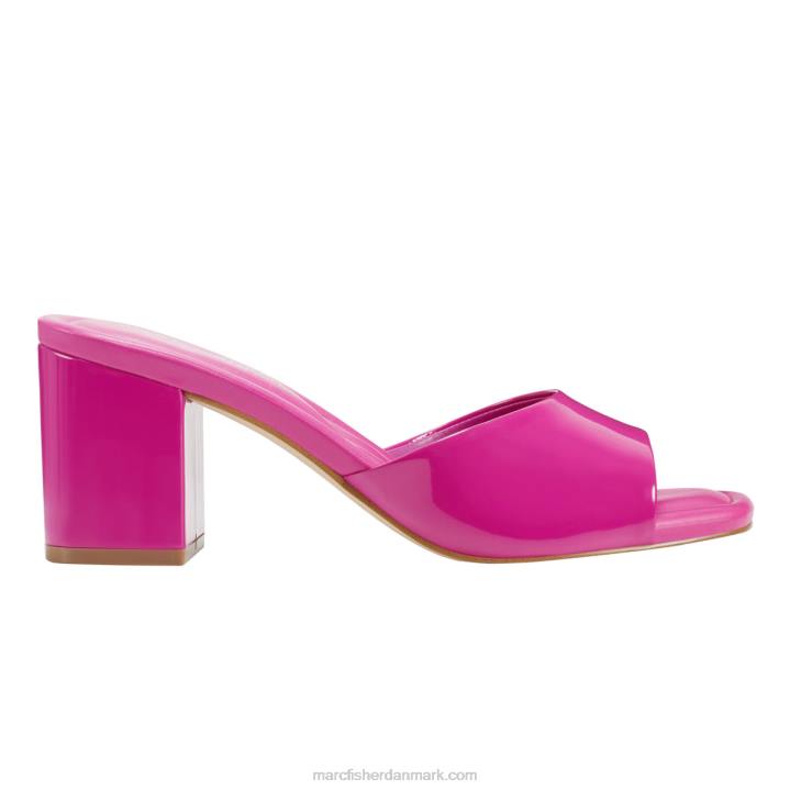 Kvinder Marc Fisher fynn sandal med blokhæl mørk pink 2080471