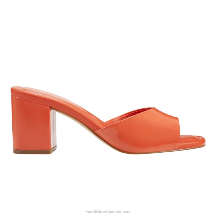 Kvinder Marc Fisher fynn sandal med blokhæl orange 2080479