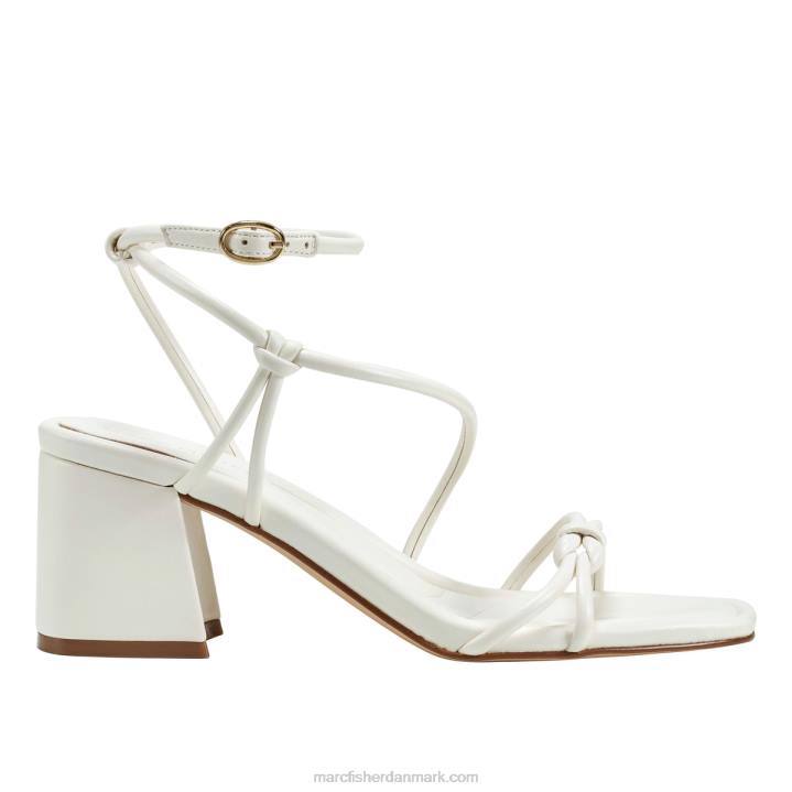 Kvinder Marc Fisher gurion sandal med blokhæl elfenben 2080356