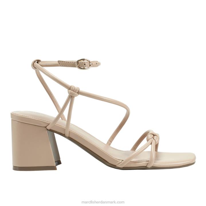 Kvinder Marc Fisher gurion sandal med blokhæl lys naturlig 2080340