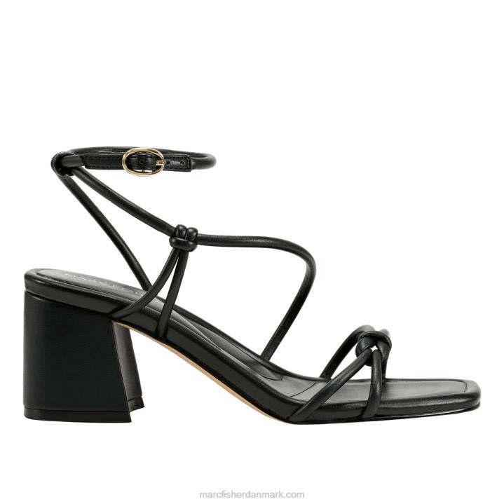 Kvinder Marc Fisher gurion sandal med blokhæl sort 2080335