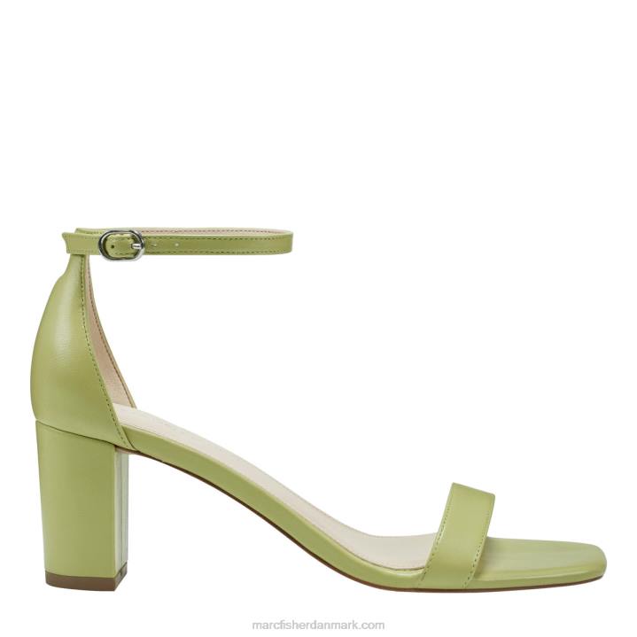 Kvinder Marc Fisher jaron sandal med hæl med ankelrem Citron 2080395