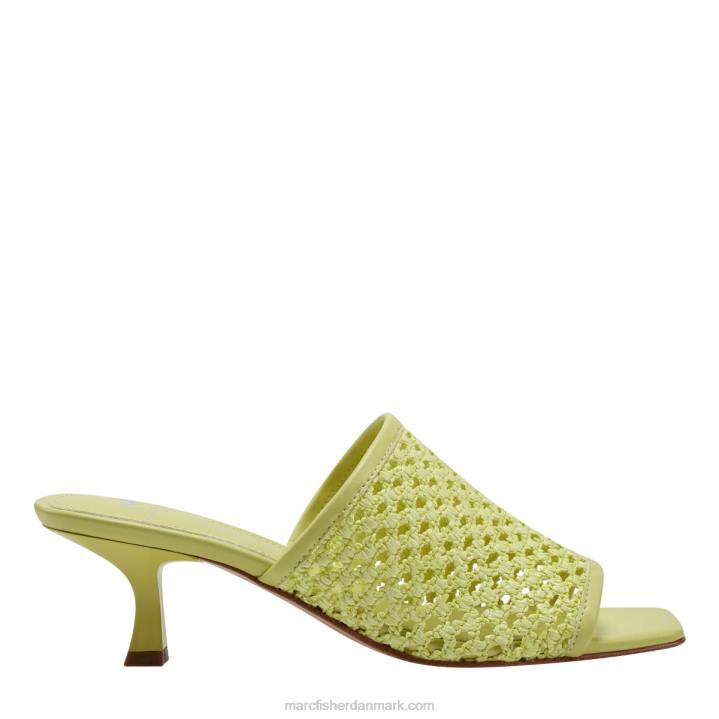 Kvinder Marc Fisher juliette sandal med hæle Citron 2080494