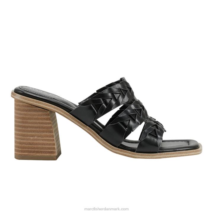 Kvinder Marc Fisher melita sandal med blokhæl sort 2080485